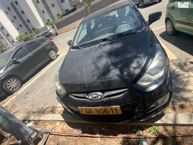 מודעת רכב יונדאי אקסנט i25