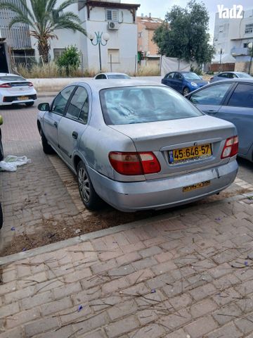 מודעת רכב ניסאן אלמרה