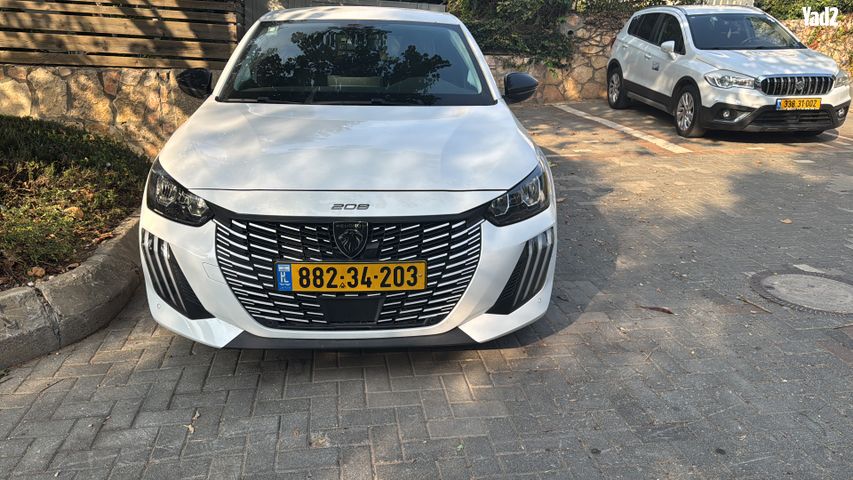 מודעת רכב פיג'ו 208