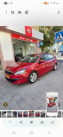 מודעת רכב פיג'ו 308
