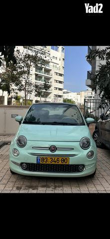 מודעת רכב פיאט 500