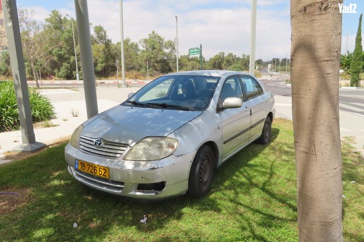 מודעת רכב טויוטה קורולה