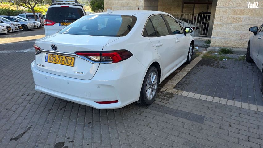 מודעת רכב טויוטה קורולה
