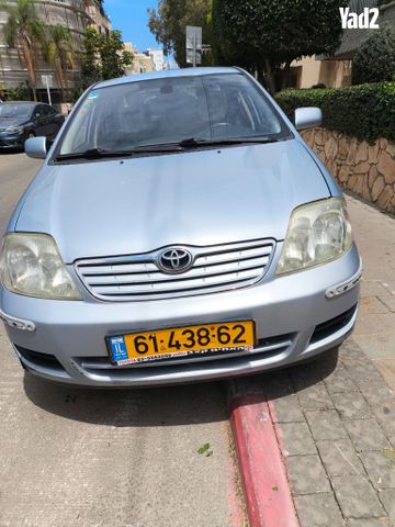 מודעת רכב טויוטה קורולה
