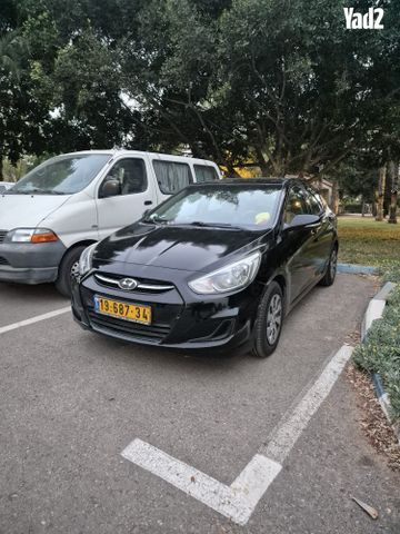 מודעת רכב יונדאי אקסנט i25
