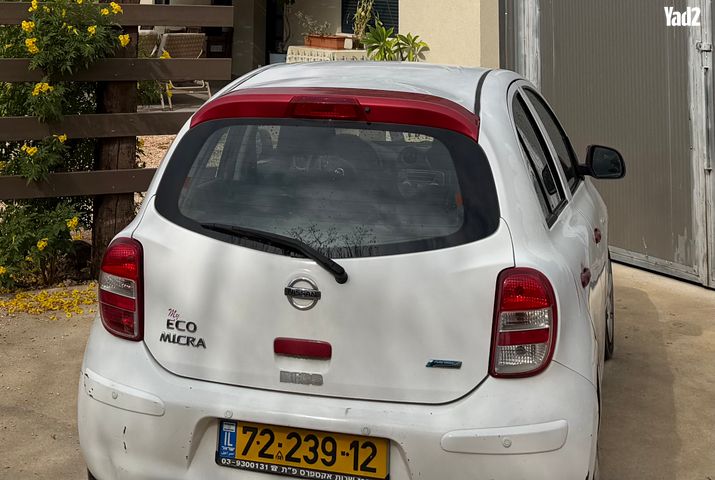 מודעת רכב ניסאן מיקרה