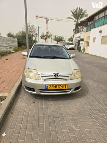 מודעת רכב טויוטה קורולה