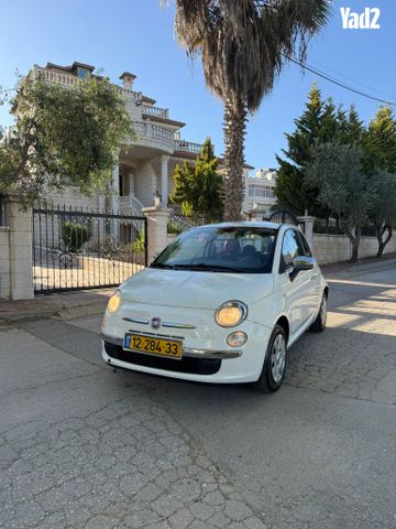 מודעת רכב פיאט 500