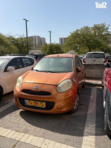 מודעת רכב ניסאן מיקרה