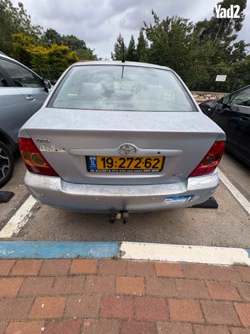 מודעת רכב טויוטה קורולה