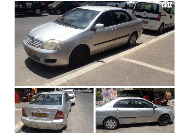 מודעת רכב טויוטה קורולה