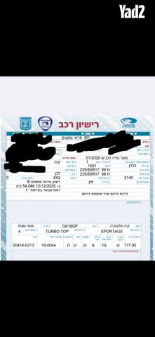 מודעת רכב קיה ספורטז'