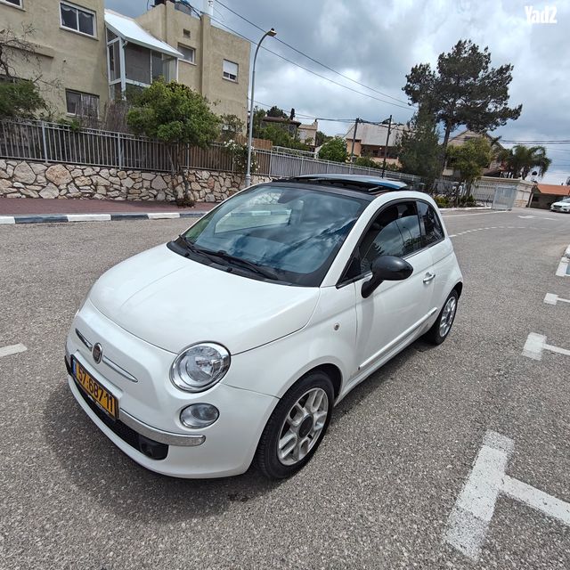 מודעת רכב פיאט 500