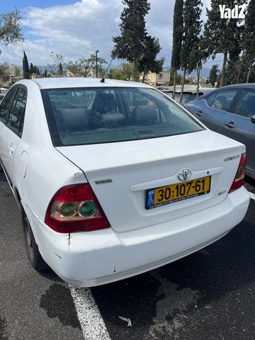 מודעת רכב טויוטה קורולה