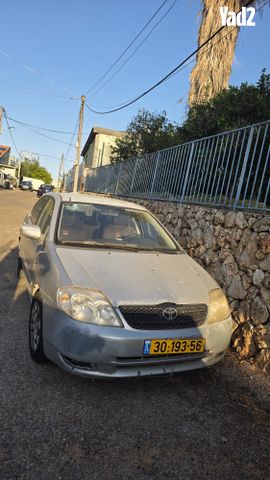 מודעת רכב טויוטה קורולה
