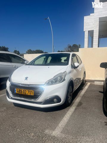 מודעת רכב פיג'ו 208
