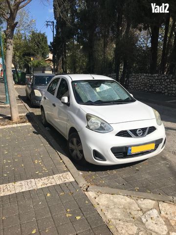 מודעת רכב ניסאן מיקרה