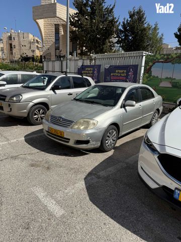 מודעת רכב טויוטה קורולה