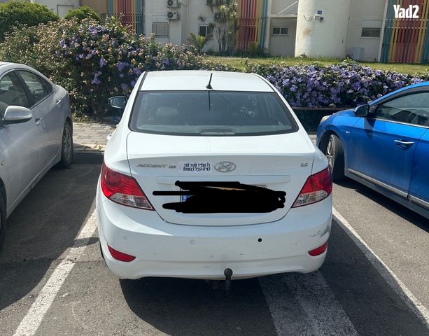 מודעת רכב יונדאי אקסנט i25