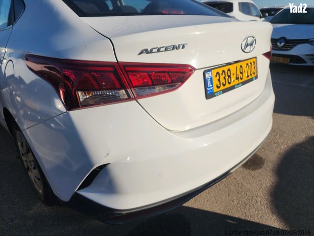 מודעת רכב יונדאי אקסנט i25