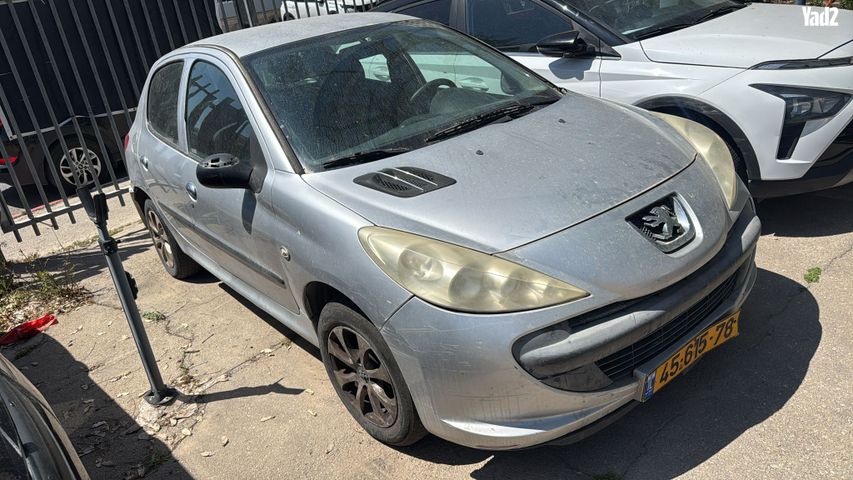 מודעת רכב פיג'ו 206