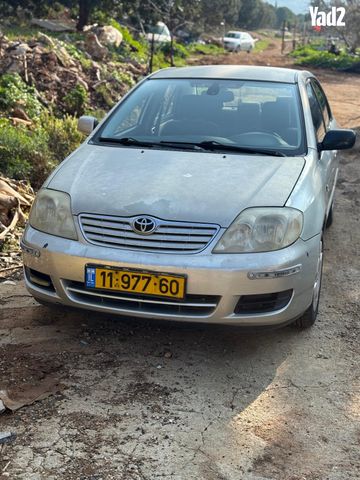 מודעת רכב טויוטה קורולה