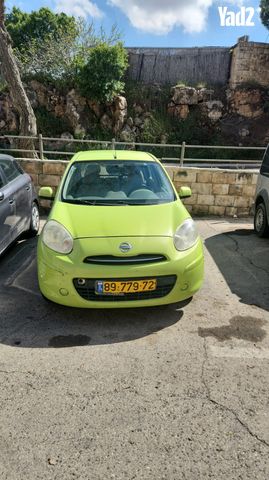 מודעת רכב ניסאן מיקרה