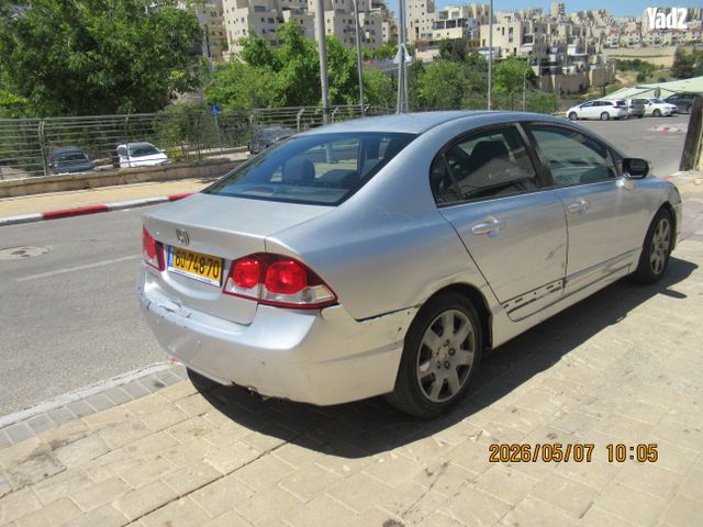 מודעת רכב הונדה סיוויק