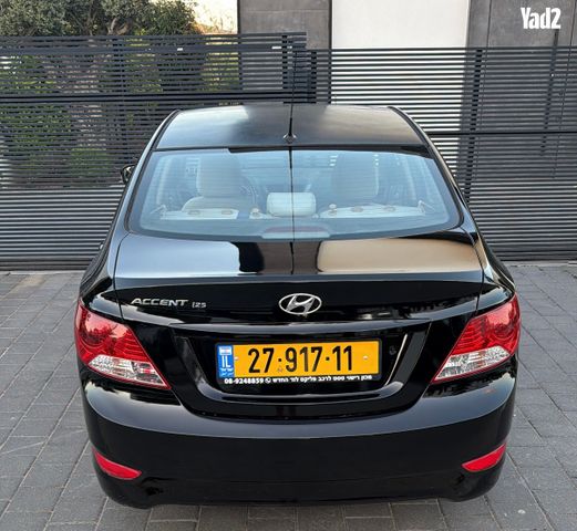 מודעת רכב יונדאי אקסנט i25
