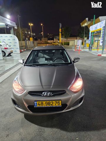 מודעת רכב יונדאי אקסנט i25