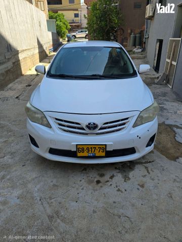 מודעת רכב טויוטה קורולה