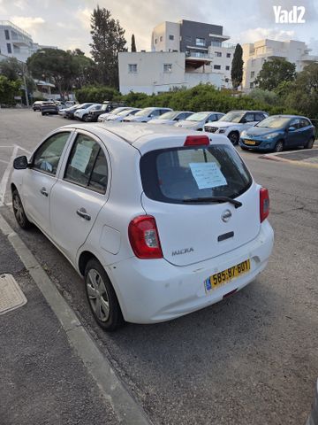 מודעת רכב ניסאן מיקרה