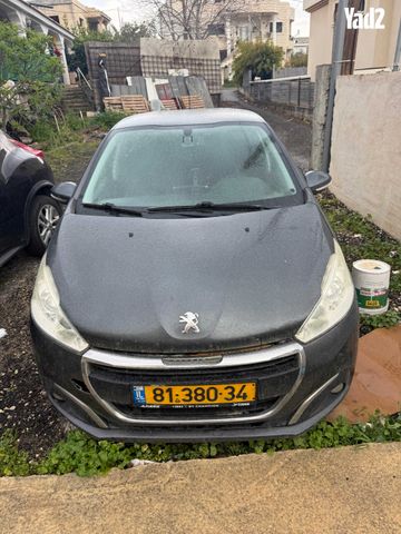 מודעת רכב פיג'ו 208