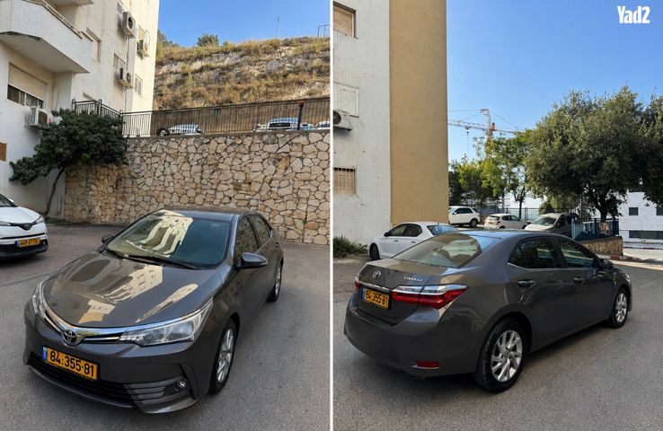 מודעת רכב טויוטה קורולה