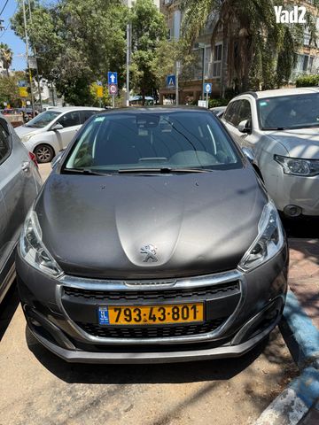 מודעת רכב פיג'ו 208