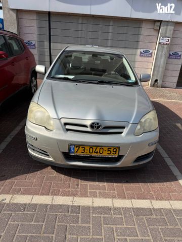 מודעת רכב טויוטה קורולה