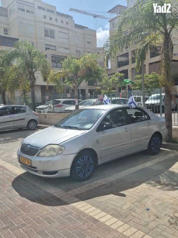 מודעת רכב טויוטה קורולה