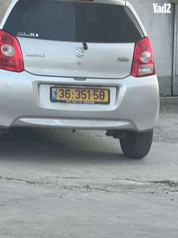 מודעת רכב סוזוקי אלטו