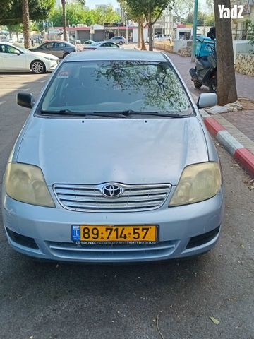 מודעת רכב טויוטה קורולה