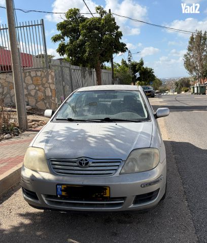 מודעת רכב טויוטה קורולה