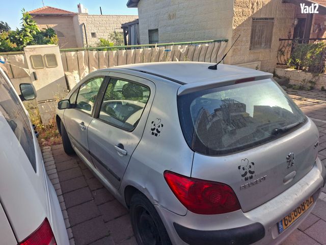 מודעת רכב פיג'ו 307
