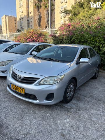 מודעת רכב טויוטה קורולה