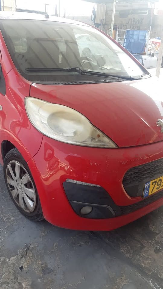 מודעת רכב פיג'ו 107