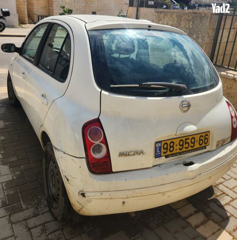 מודעת רכב ניסאן מיקרה