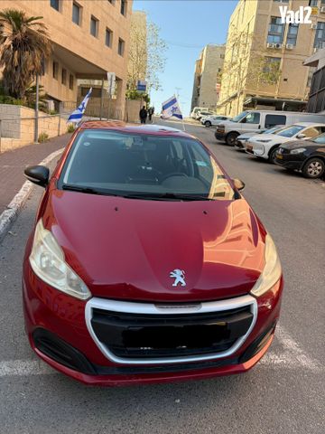 מודעת רכב פיג'ו 208