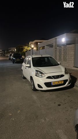 מודעת רכב ניסאן מיקרה