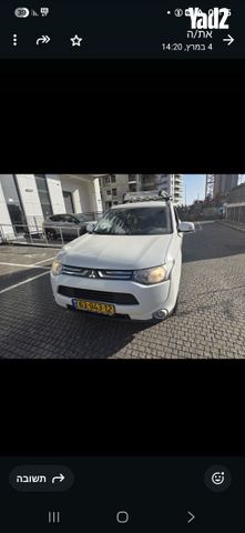 מודעת רכב מיצובישי אאוטלנדר
