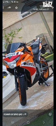 מודעת רכב הונדה CBR125R