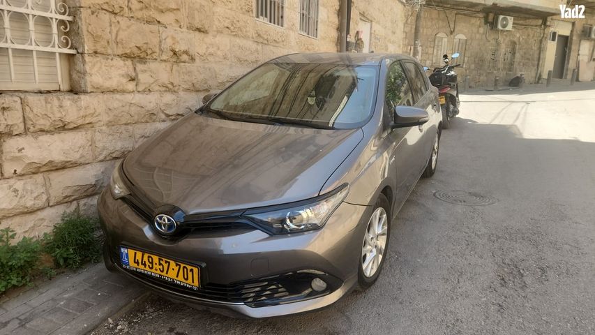 מודעת רכב טויוטה אוריס