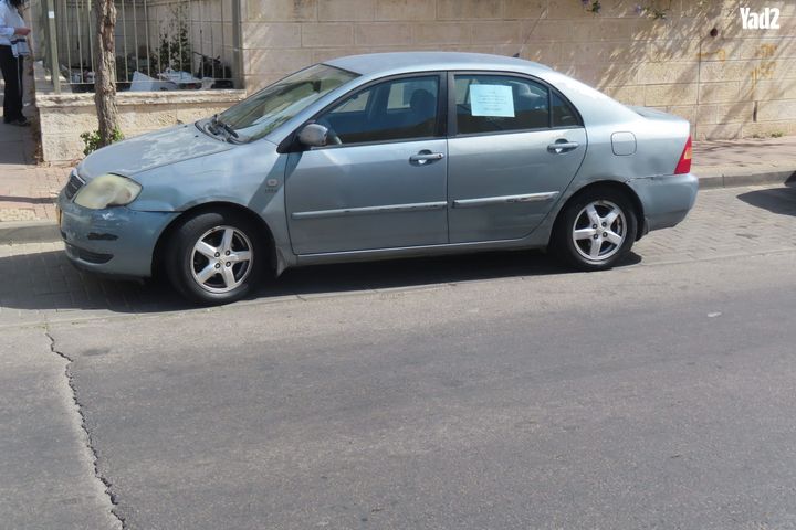 מודעת רכב טויוטה קורולה